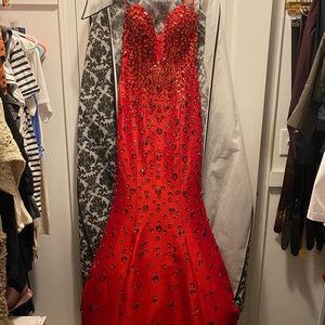 Red Jovani Prom dress Size 0